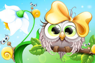 design children story book illustrations