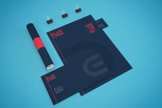 design professional business card, and stationery items