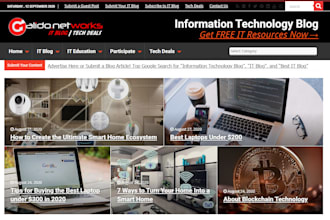 post your tech link or article on quality tech blog