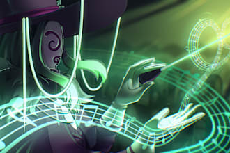 compose music for vtubers and video games