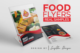 design eye catching flyers, posters, or leaflets