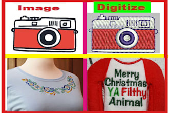 do 3d puff embroidery digitize in dst,pes,for hat,in 1 hour