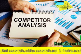 do market research and competitors analysis, niche research