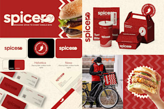 do logo design and branding kit package with brand identity guidelines