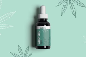 make cbd label design, bottle label and packaging