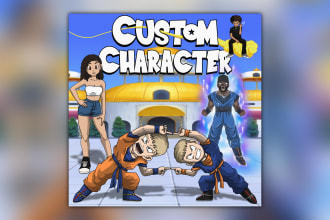 draw you as dragon ball character
