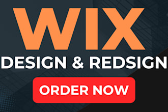 design wix website or wix ecommerce and redesign wix website