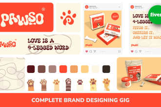 design custom logo and complete brand visual identity