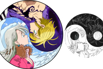 create an original amazing tattoo design and art