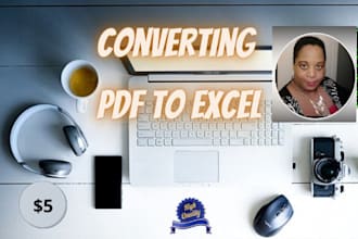 convert your PDF files to excel