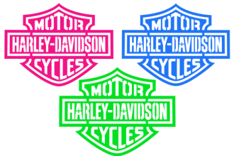 edit your current logo to change color, size etc