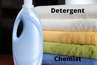 develop detergent formulations for cleaning purpose