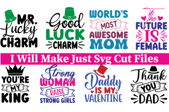 create unique high quality svg design, cut files for etsy and others