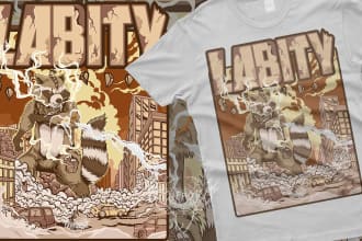 create unique vector t shirt designs based on your concept