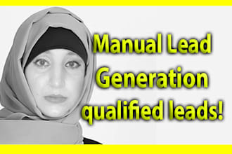 do manual lead generation, b2b lead generation
