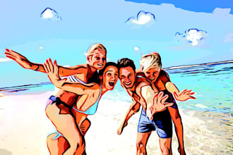 create your picture or video into cartoon