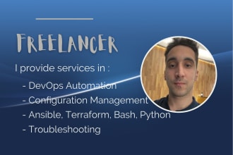 do devops automation using ansible terraform bash and python