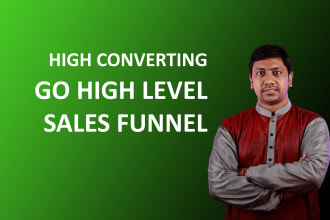 build high converting gohighlevel sales funnel, gohighlevel workflows
