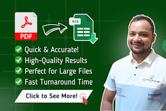 convert PDF to excel with clean formatting