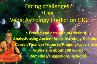answer your questions using vedic astrology