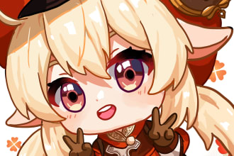 draw cute chibi anime style illustration