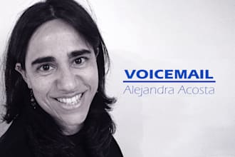 record your voicemail, IVR and phone message in spanish