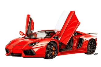 draw your car realistic style, hand draw traditional way