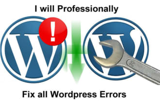 inspect, fix wordpress errors or challenges