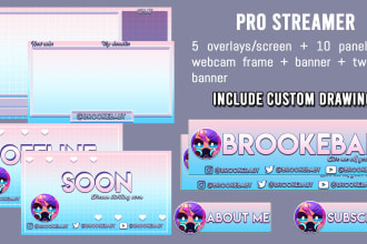 draw and design your twitch panels, screens and overlays