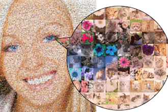 create a custom photo mosaic from your photos and videos