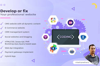 develop or fix codeigniter core php cms social website