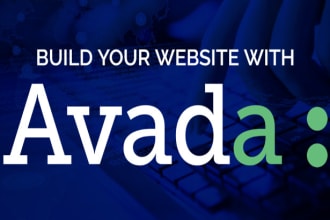 build elegant wordpress websites, landing page by avada theme and fusion builder