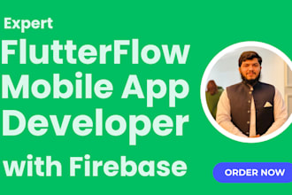 do flutterflow mobile app development, flutter flow with firebase