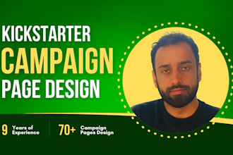 design your kickstarter or indiegogo crowdfunding campaign