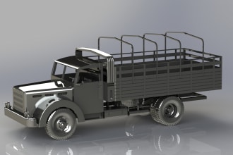 design high quality 3d printing vehicle models