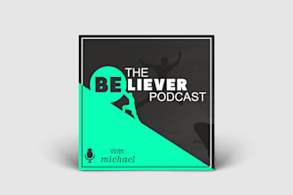 design an attractive podcast cover art