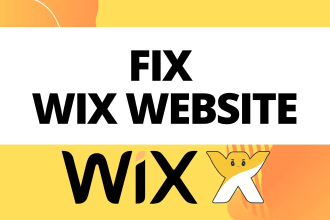 fix your wix website