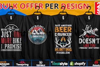 create custom bulk t shirt designs for your business