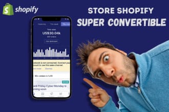 create shopify dropshipping website or one product shopify store