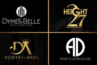 do modern cosmetic and beauty logo designs