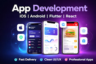 develop custom flutter app for android and ios
