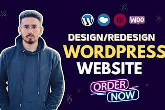 do website development or design wordpress website