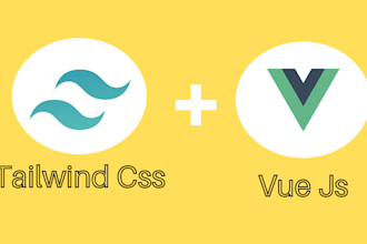 do vue js and tailwind css projects