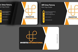 provide business card letterhead and stationery within 24 hour
