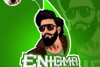 design youtube, twitch, gaming, mascot and avatar logo
