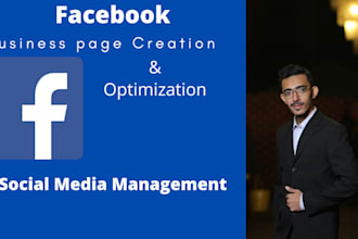 do seo fb page creation, fb page, fan page for you