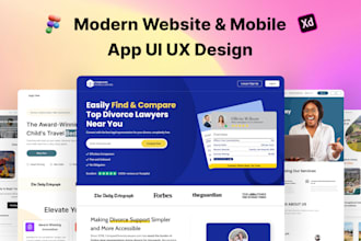 do website UI UX design, app or dashboard UI UX design in figma