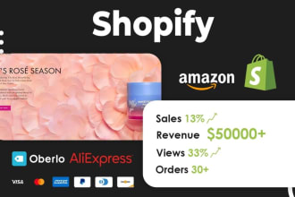 design shopify website or shopify store