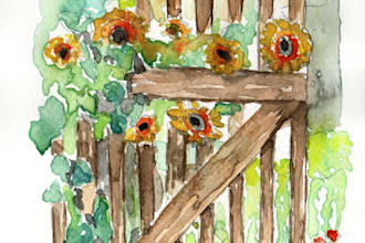 illustrate your children book in watercolor