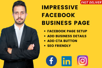 create and setup facebook business page or fb fan page